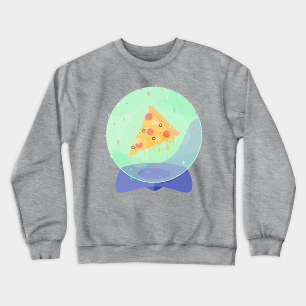 The Future is Pizza Crewneck Sweatshirt by BadOdds